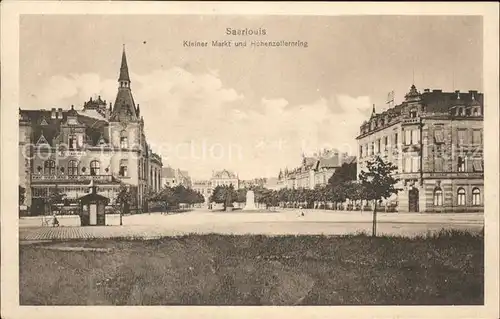 Saarlouis Kleiner Markt und Hohenzollernring Kat. Saarlouis