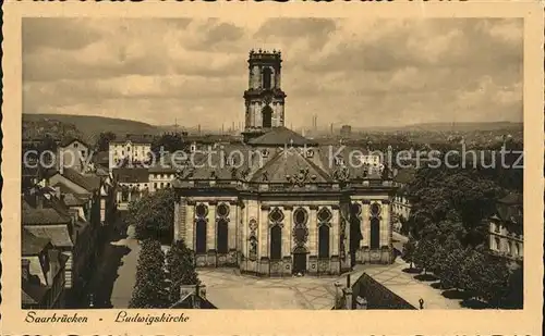 Saarbruecken Ludwigskirche Kat. Saarbruecken