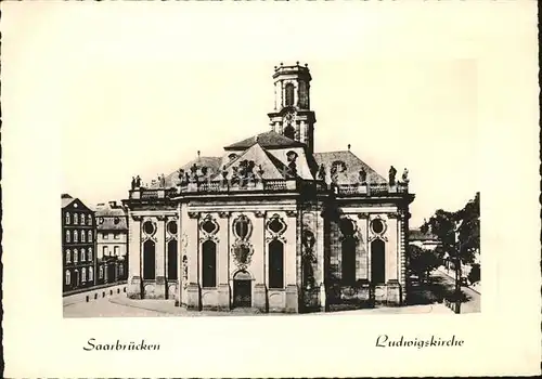 Saarbruecken Ludwigskirche Kat. Saarbruecken