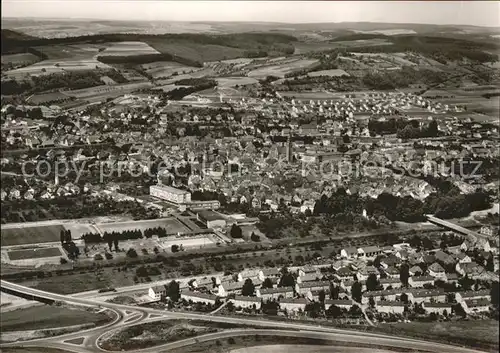 Tauberbischofsheim Fliegeraufnahme Kat. Tauberbischofsheim