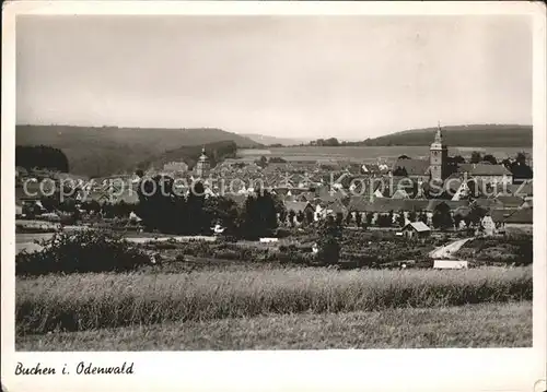 Buchen Odenwald Panorama Kat. Buchen (Odenwald)