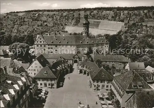 Weikersheim Schloss mit Marktplatz Kat. Weikersheim