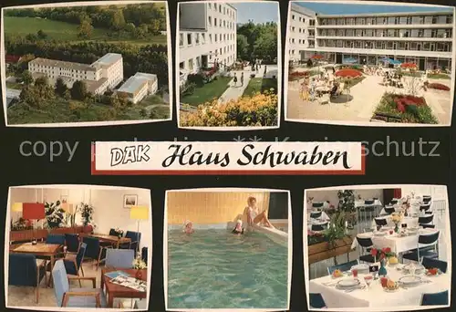 Bad Mergentheim DAK Haus Schwaben Teilansichten Kat. Bad Mergentheim