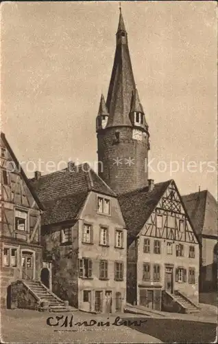 Ottweiler mit altem Turm Kat. Ottweiler