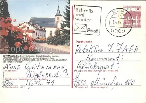 Merzig Barock Kapelle / Merzig /Merzig-Wadern LKR