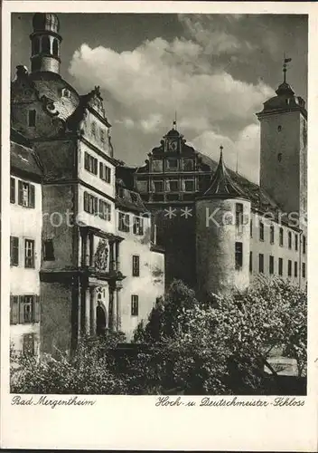 Bad Mergentheim Hoch und Deutschmeisterschloss Kat. Bad Mergentheim