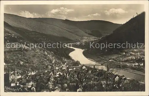 Eberbach Baden Panorama Kat. Eberbach