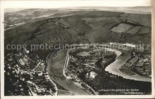 Hirschhorn Neckar Fliegeraufnahme Kat. Hirschhorn (Neckar)