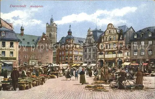 Darmstadt Marktplatz Kat. Darmstadt