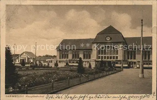 Darmstadt Hauptbahnhof Kat. Darmstadt