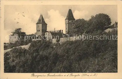 Seeheim-Jugenheim Burgruine Frankenstein / Seeheim-Jugenheim /Darmstadt-Dieburg LKR