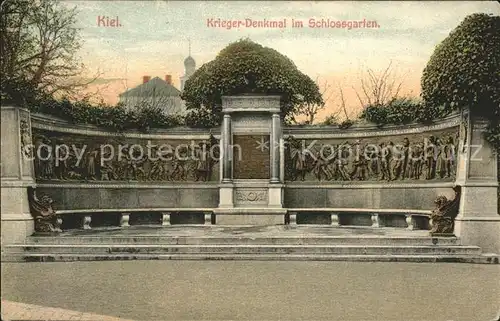 Kiel Kriegerdenkmal im Schlossgarten Kat. Kiel