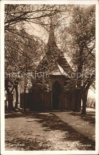 Gernsheim Wallfahrtskapelle Maria Einsiedel Kat. Gernsheim