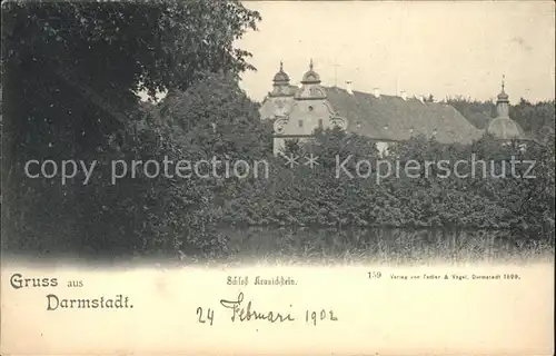 Darmstadt Schloss Kranichstein Kat. Darmstadt