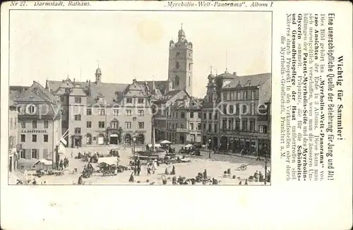 Darmstadt Rathaus Marktplatz Kat. Darmstadt