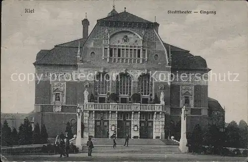 Kiel Stadttheater Eingang Kat. Kiel