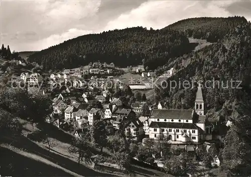 Lauterbach Schwarzwald Ortsansicht Kirche Kat. Lauterbach