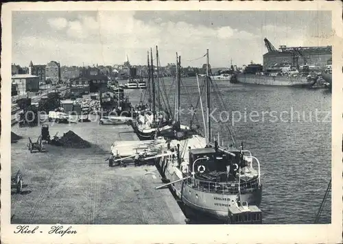 Kiel Hafen Schiffe Kat. Kiel