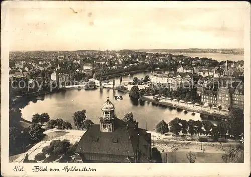 Kiel Blick vom Rathausturm Kat. Kiel