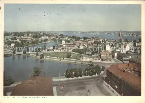 Kiel Blick vom Rathausturm Kat. Kiel