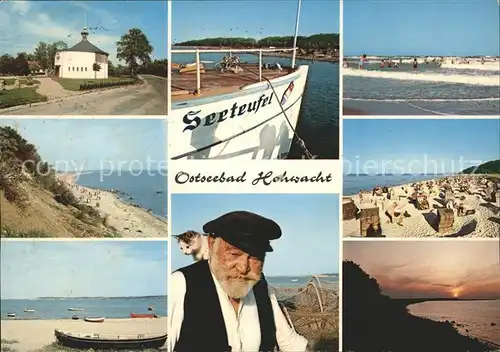 Hohwacht Ostsee Strandpartien MS Seeteufel Alter Fischer Kat. Hohwacht (Ostsee)