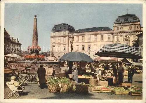 Darmstadt Marktplatz Kat. Darmstadt