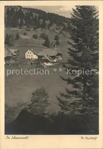 Hoechenschwand Schwarzwaldhaus Kat. Hoechenschwand