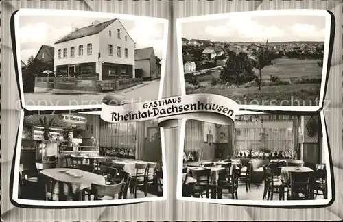 Dachsenhausen Gesamtansicht Gasthaus Rheintal Kat. Dachsenhausen