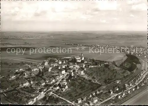 Oberelchingen Fliegeraufnahme Kat. Elchingen