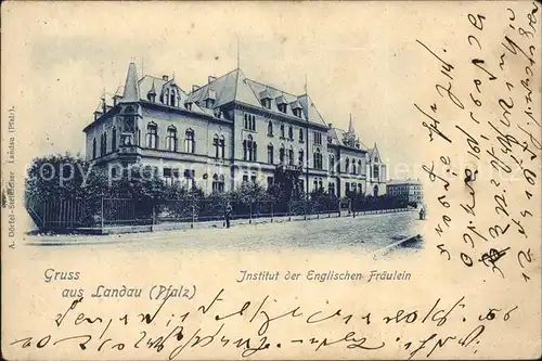 Landau Pfalz Institut der Englischen Fraeulein Kat. Landau in der Pfalz