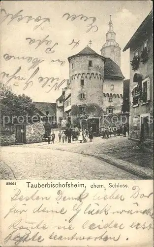 Tauberbischofsheim Ehemaliges Schloss Kat. Tauberbischofsheim