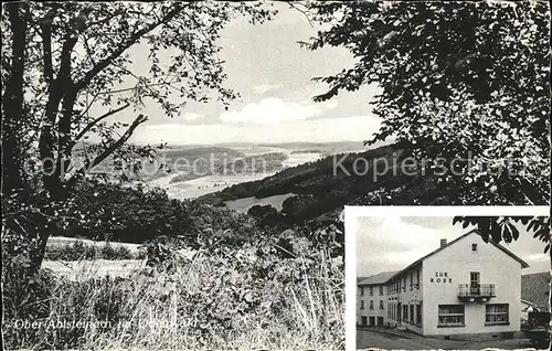 Ober Abtsteinach Panorama Gasthof Zur Rose Pension Kat. Abtsteinach