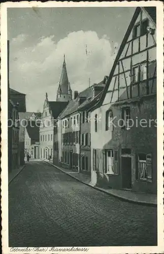 Ottweiler Bismarckstrasse Kirchturm Kat. Ottweiler