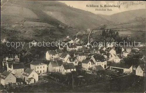 Schoenau Odenwald Suedlicher Stadtteil Kat. Schoenau