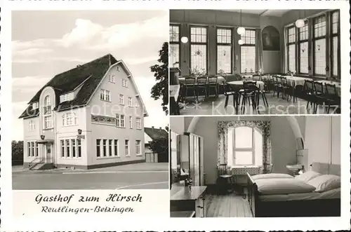 Betzingen Gasthof zum Hirsch Restaurant Doppelzimmer Kat. Reutlingen