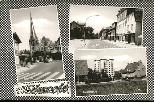 Schwarzenbek Kirche Lauenburger Strasse Hochhaus Kat. Schwarzenbek