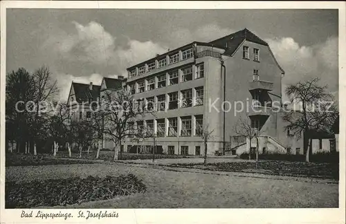 Bad Lippspringe St. Josefshaus Altenpflegeheim Kat. Bad Lippspringe