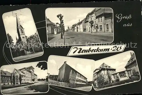 Neubeckum Kirche Strassenpartie Teilansichten Kat. Beckum