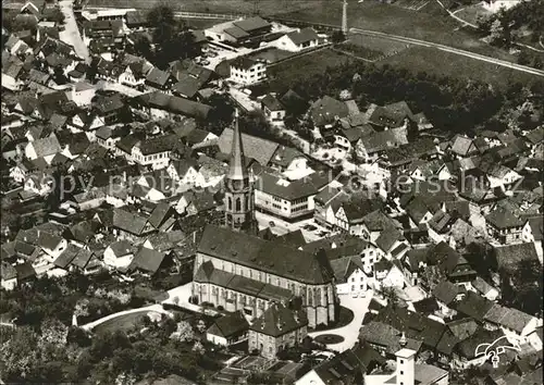 Kappelrodeck Katholische Kirche Fliegeraufnahme Kat. Kappelrodeck