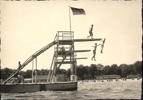 Eckernfoerde Schwimmbad Ostseebad Kat. Eckernfoerde