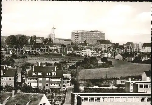 Neunkirchen Saar Mittelschule mit Rathaus Kat. Neunkirchen