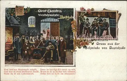 Buxtehude Schmiede von Buxtehude Spruch Kat. Buxtehude