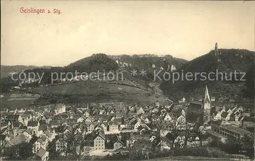 Geislingen Steige Panorama Kat. Geislingen an der Steige