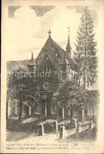 Hirsau Kloster Marienkapelle Kuenstlerkarte Kat. Calw