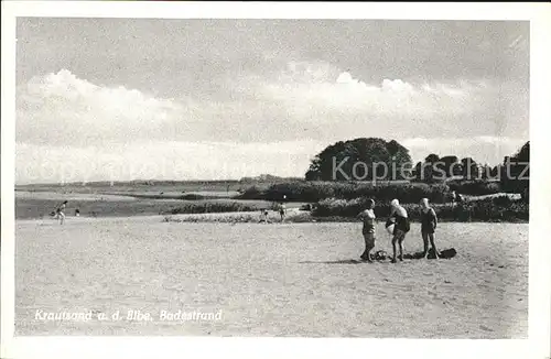 Krautsand Strand an der Elbe Kat. Drochtersen