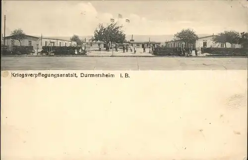 Durmersheim Kriegsverpflegungsanstalt Kat. Durmersheim