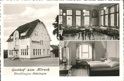 Betzingen Gasthaus Zum Hirsch Willi Sattler Kat. Reutlingen