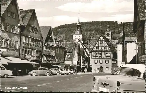 Kuenzelsau Strasse Autos Kat. Kuenzelsau