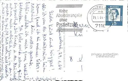 Kuenzelsau Strasse Autos Kat. Kuenzelsau