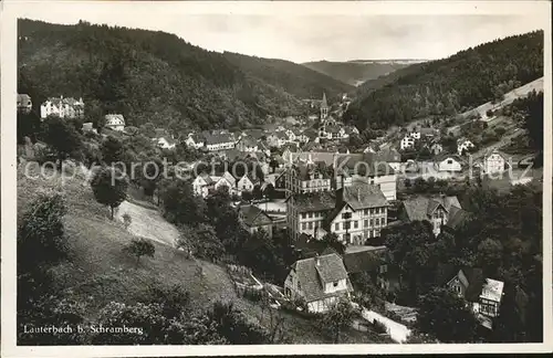 Lauterbach Schwarzwald Panorama Kat. Lauterbach